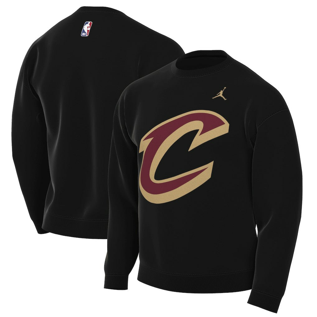 Black Cleveland Cavaliers Jordan Brand Statement Edition Sweatshirt | NBA