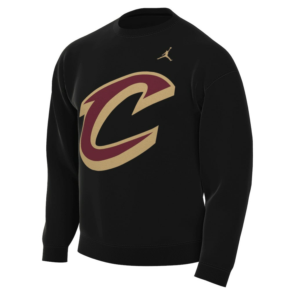 Black Cleveland Cavaliers Jordan Brand Statement Edition Sweatshirt | NBA