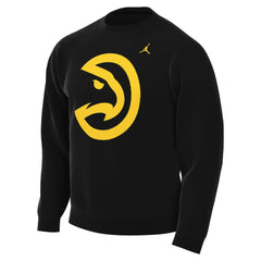 Black Atlanta Hawks Jordan Brand Statement Edition Sweatshirt | NBA