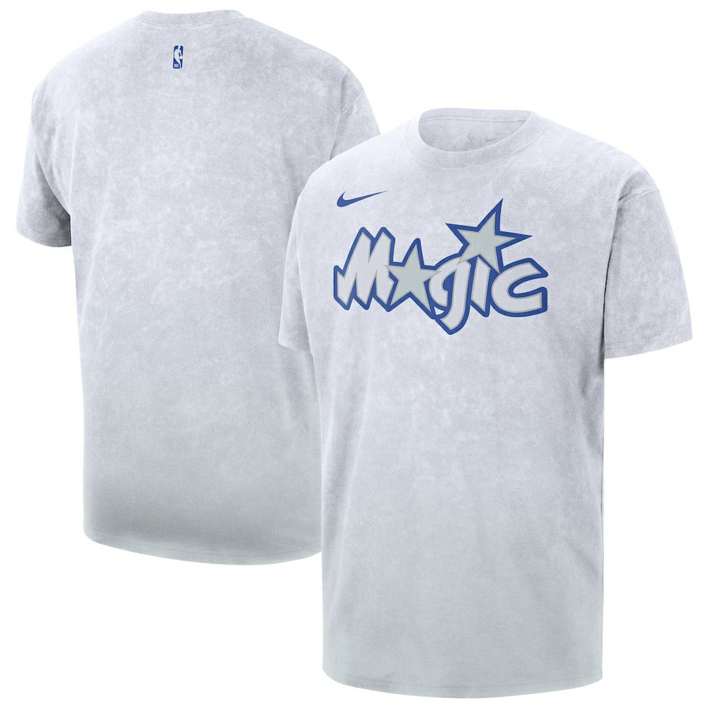White Orlando Magic City Edition Remix Courtside Dip-Dye Max90 T-Shirt | NBA
