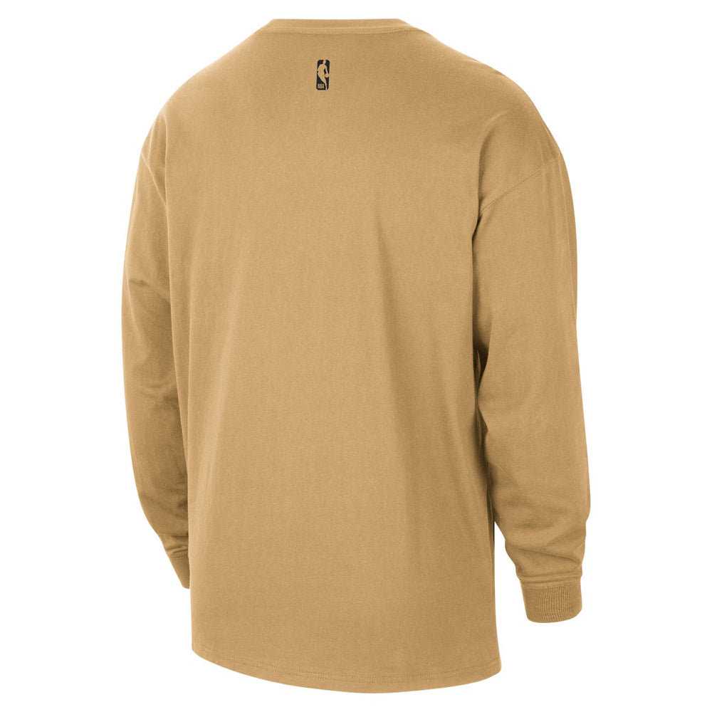 Gold Washington Wizards 2025/26 City Edition Remix Essential Logo Long Sleeve T-Shirt | NBA