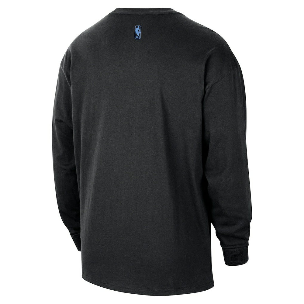 Black Chicago Bulls 2025/26 City Edition Remix Essential Logo Long Sleeve T-Shirt sale | NBA