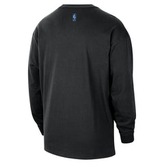 Black Chicago Bulls 2025/26 City Edition Remix Essential Logo Long Sleeve T-Shirt sale | NBA