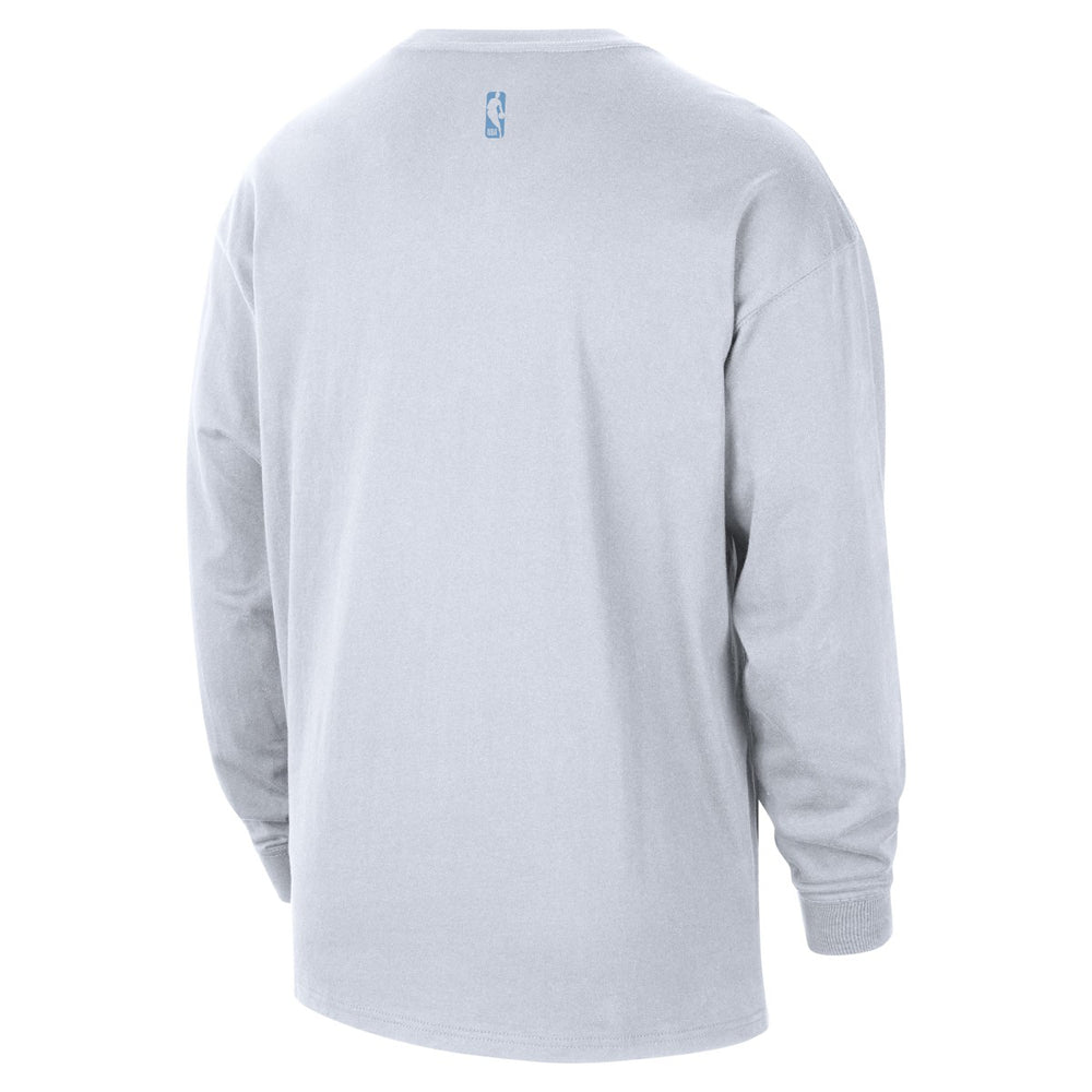 White Memphis Grizzlies 2025/26 City Edition Remix Essential Logo Long Sleeve T-Shirt | NBA
