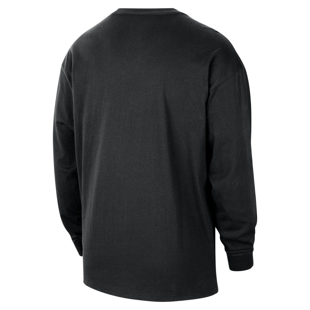 Black New Orleans Pelicans 2025/26 City Edition Remix Essential Logo Long Sleeve T-Shirt | NBA