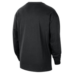 Black New Orleans Pelicans 2025/26 City Edition Remix Essential Logo Long Sleeve T-Shirt | NBA