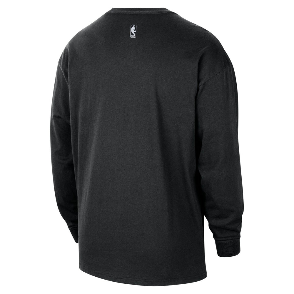 Black Portland Trail Blazers 2025/26 City Edition Remix Essential Logo Long Sleeve T-Shirt | NBA