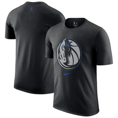 Black Dallas Mavericks 2025/26 City Edition Remix Essential Logo T-Shirt sale | NBA