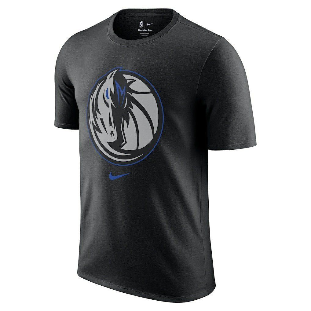 Black Dallas Mavericks 2025/26 City Edition Remix Essential Logo T-Shirt sale | NBA