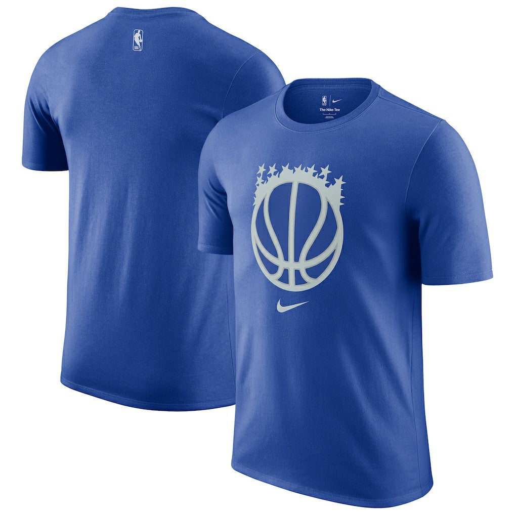 Blue Orlando Magic 2025/26 City Edition Remix Essential Logo T-Shirt | NBA