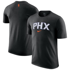 Black Phoenix Suns 2025/26 City Edition Remix Essential Logo T-Shirt | NBA