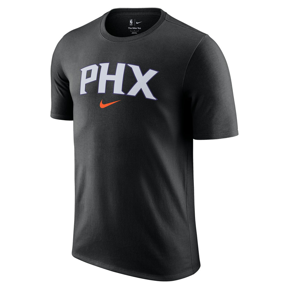 Black Phoenix Suns 2025/26 City Edition Remix Essential Logo T-Shirt | NBA