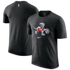 Black Toronto Raptors 2025/26 City Edition Remix Essential Logo T-Shirt | NBA