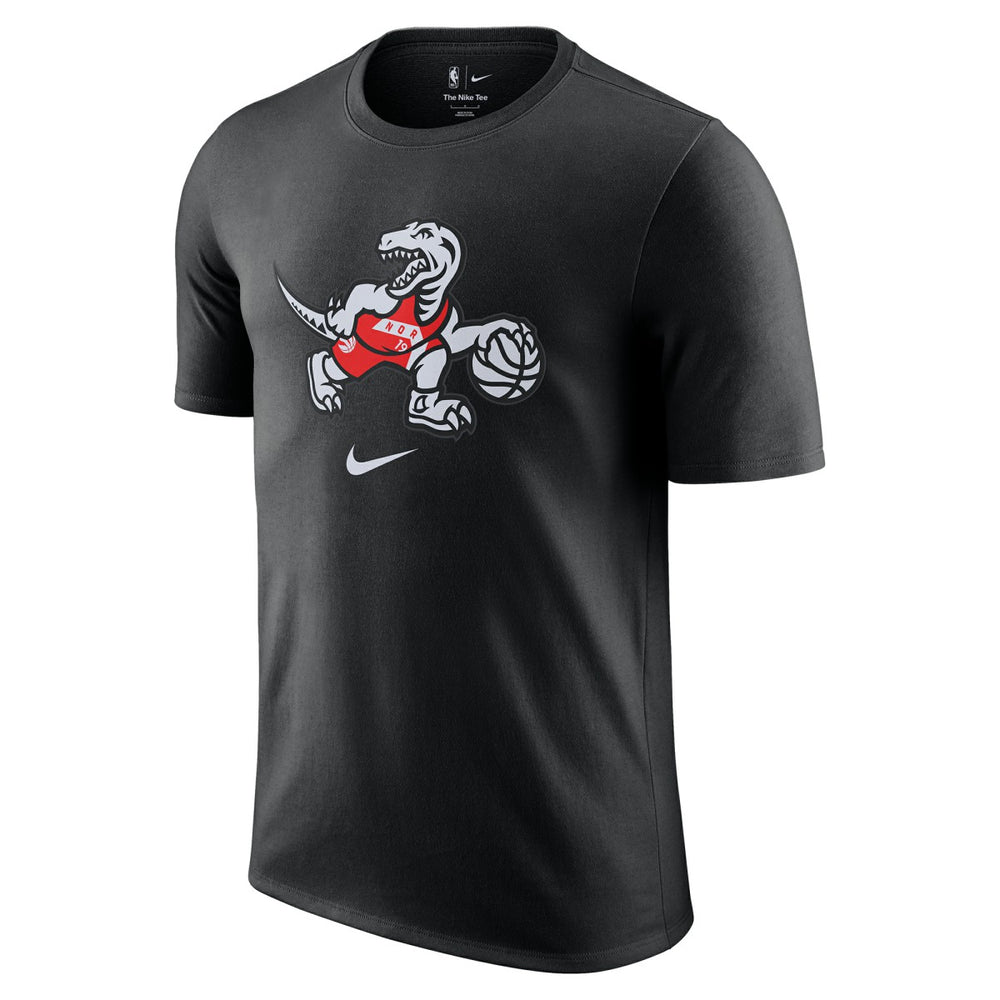 Black Toronto Raptors 2025/26 City Edition Remix Essential Logo T-Shirt | NBA
