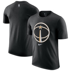 Black Washington Wizards 2025/26 City Edition Remix Essential Logo T-Shirt | NBA