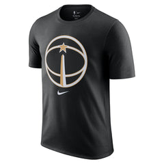 Black Washington Wizards 2025/26 City Edition Remix Essential Logo T-Shirt | NBA