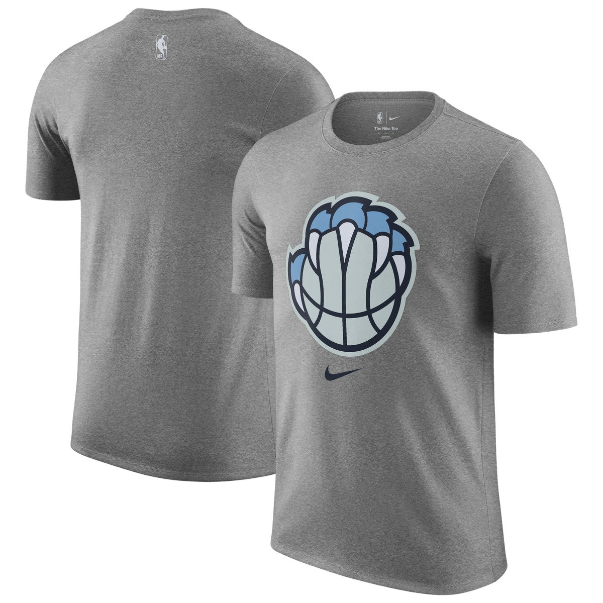 Heather Gray Memphis Grizzlies 2025/26 City Edition Remix Essential Logo T-Shirt | NBA