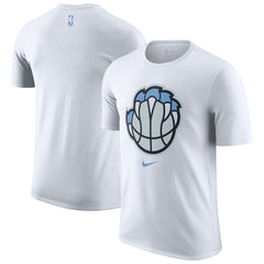 White Memphis Grizzlies 2025/26 City Edition Remix Essential Logo T-Shirt | NBA