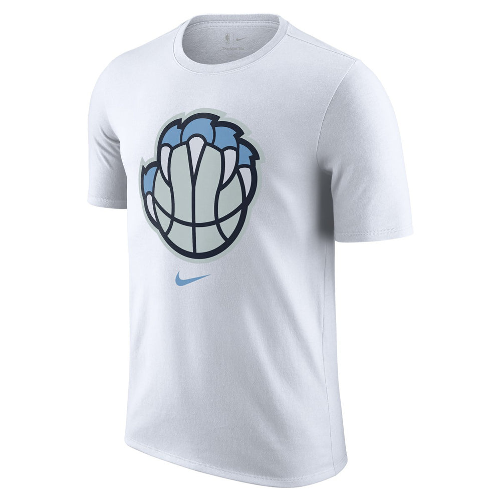 White Memphis Grizzlies 2025/26 City Edition Remix Essential Logo T-Shirt | NBA