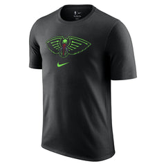 Black New Orleans Pelicans 2025/26 City Edition Remix Essential Logo T-Shirt | NBA