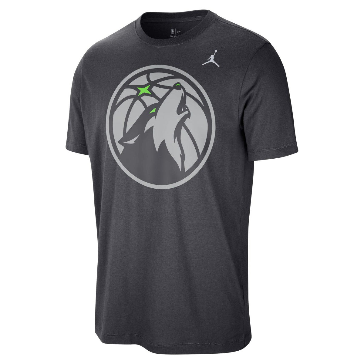 Anthracite Minnesota Timberwolves Jordan Brand Statement Edition Essential T-Shirt | NBA