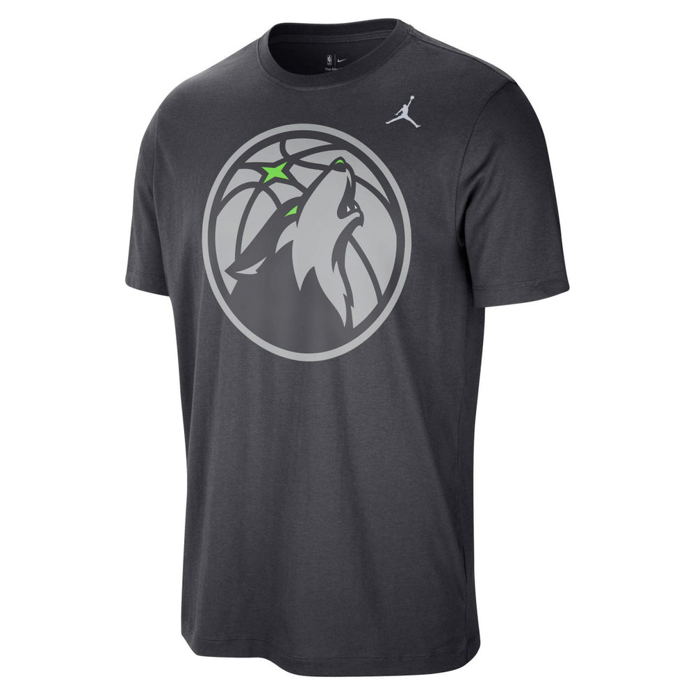 Anthracite Minnesota Timberwolves Jordan Brand Statement Edition Essential T-Shirt | NBA