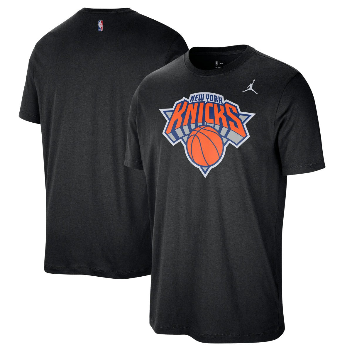 Black New York Knicks Jordan Brand Statement Edition Essential T-Shirt | NBA