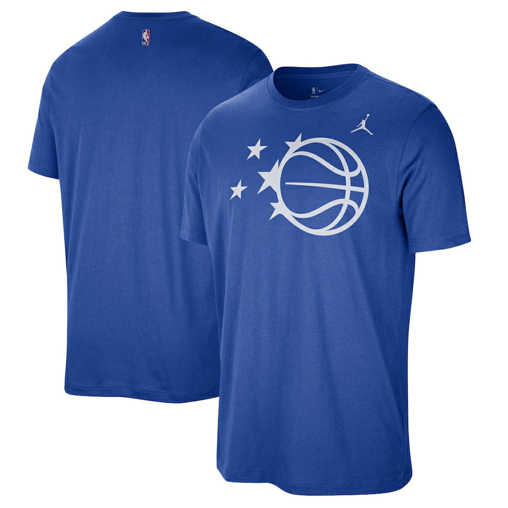Blue Orlando Magic Jordan Brand Statement Edition Essential T-Shirt | NBA