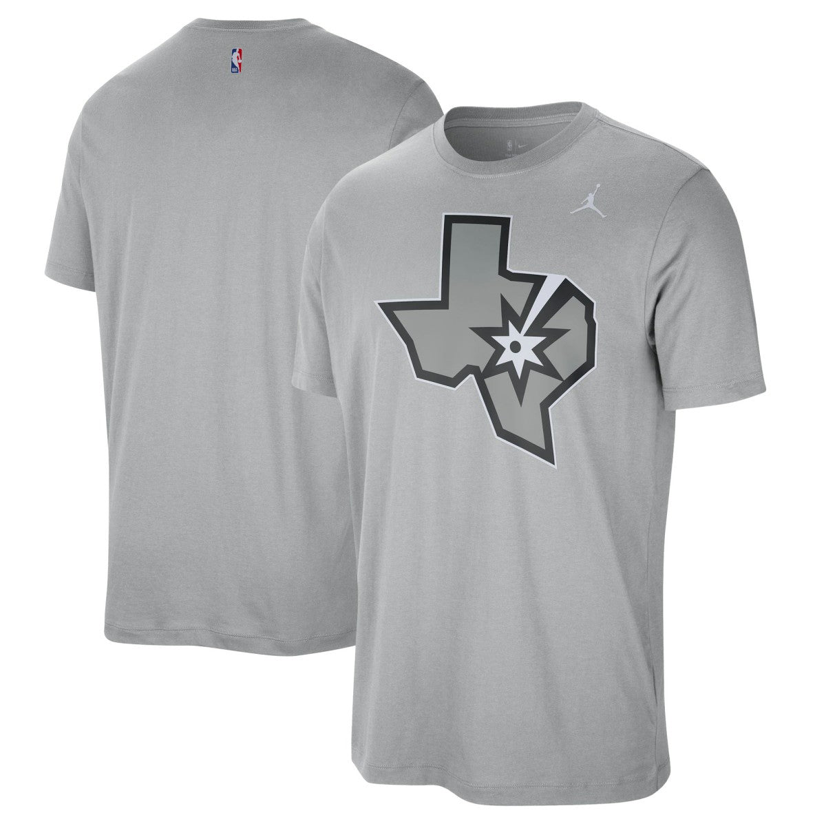 Silver San Antonio Spurs Jordan Brand Statement Edition Essential T-Shirt | NBA