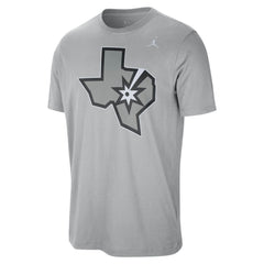 Silver San Antonio Spurs Jordan Brand Statement Edition Essential T-Shirt | NBA