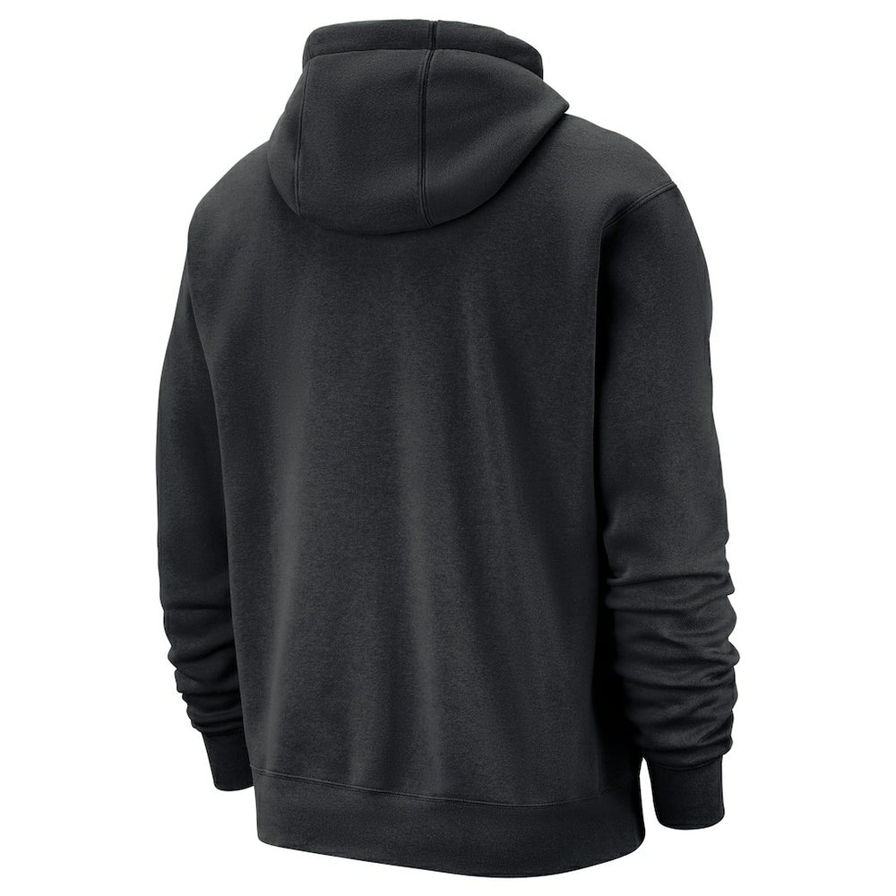 Black Brooklyn Nets 2025/26 City Edition Essential Logo Remix Hoodie | NBA