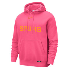 Pink San Antonio Spurs 2025/26 City Edition Essential Logo Remix Hoodie | NBA