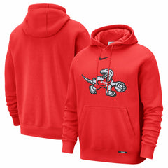 Red Toronto Raptors 2025/26 City Edition Essential Logo Remix Hoodie | NBA