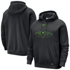 Black New Orleans Pelicans 2025/26 City Edition Essential Logo Remix Hoodie | NBA