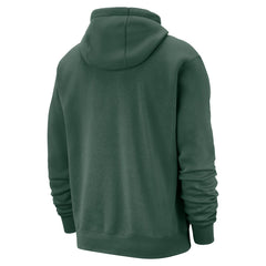 Hunter Green Milwaukee Bucks 2025/26 City Edition Essential Logo Remix Hoodie | NBA