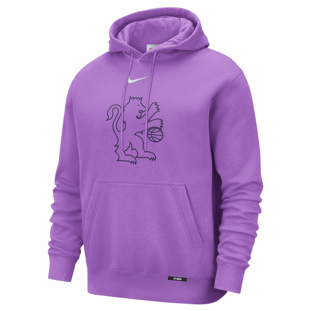 Purple Sacramento Kings 2025/26 City Edition Essential Logo Remix Hoodie | NBA