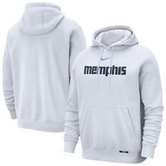 White Memphis Grizzlies 2025/26 City Edition Essential Remix Club Hoodie | NBA