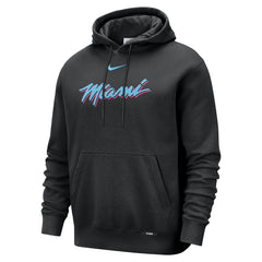 Black Miami Heat 2025/26 City Edition Essential Remix Club Hoodie | NBA