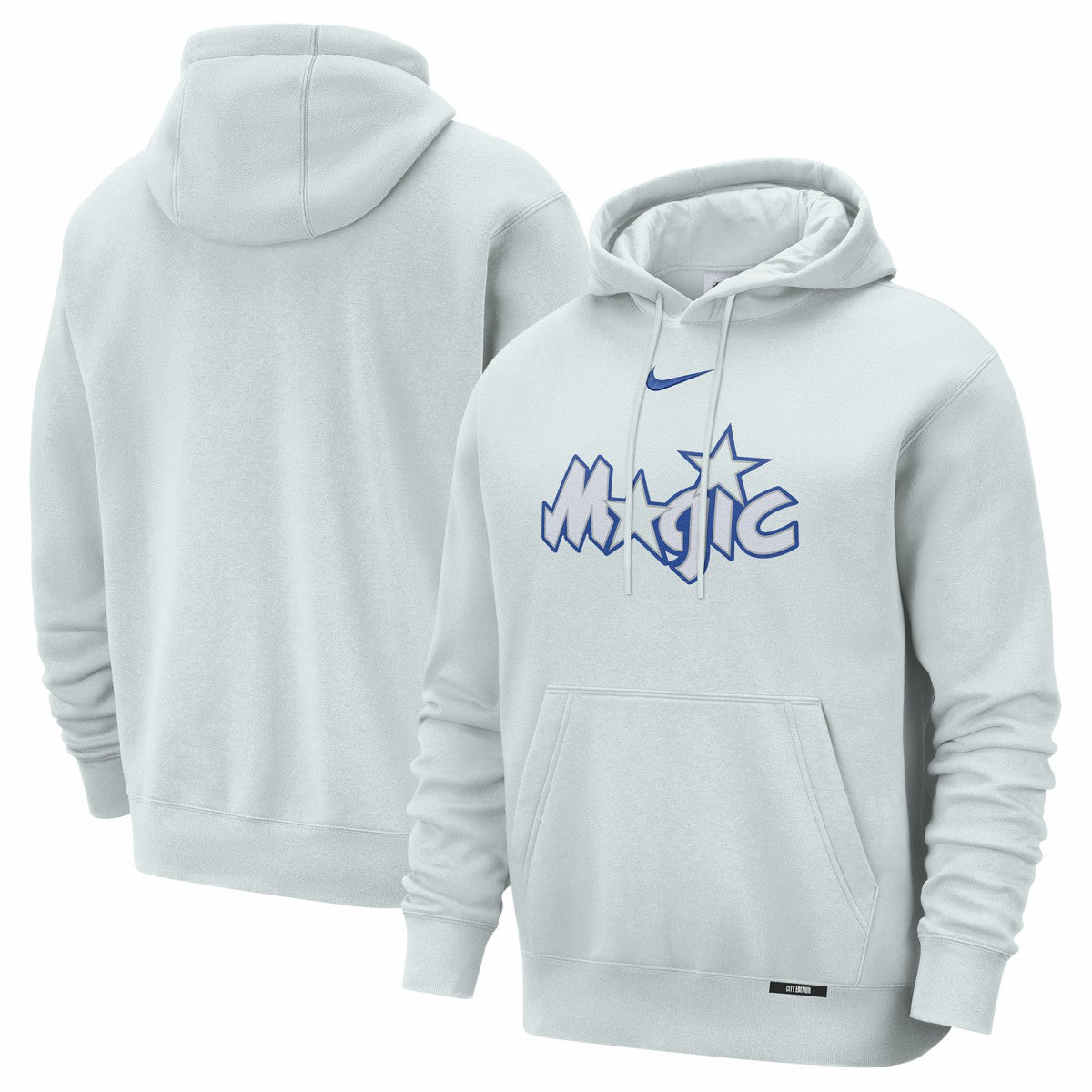 Silver Orlando Magic 2025/26 City Edition Essential Remix Club Hoodie | NBA