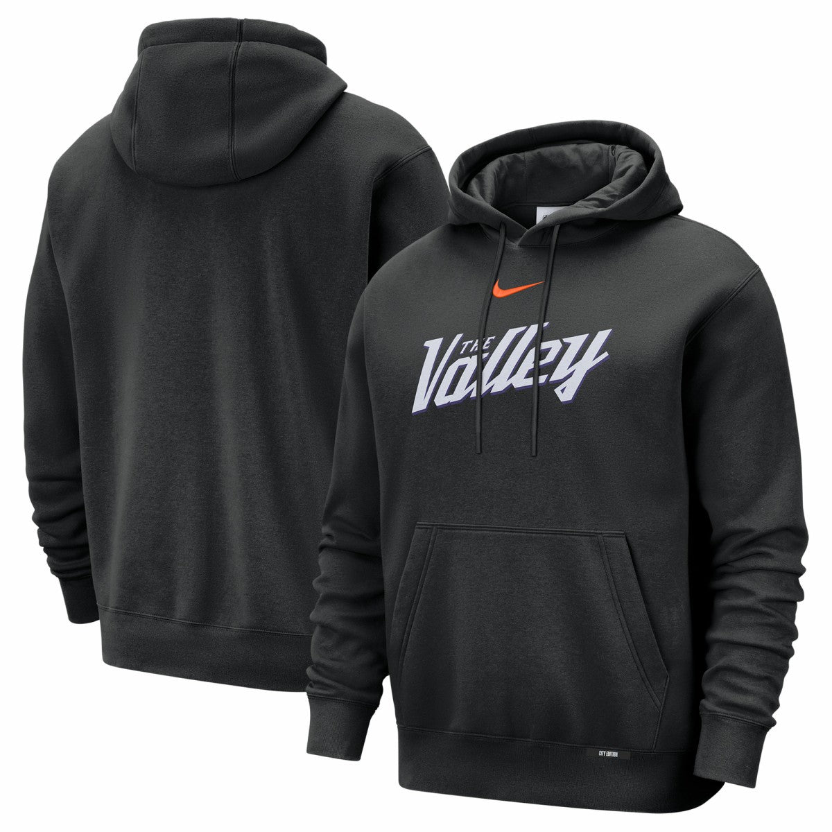Black Phoenix Suns 2025/26 City Edition Essential Remix Club Hoodie | NBA