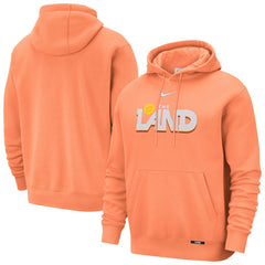 Orange Cleveland Cavaliers 2025/26 City Edition Essential Remix Club Hoodie sale | NBA