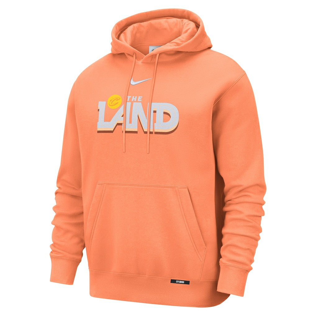 Orange Cleveland Cavaliers 2025/26 City Edition Essential Remix Club Hoodie sale | NBA
