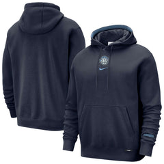 Navy Memphis Grizzlies 2025/26 City Edition Courtside Remix Premium Hoodie | NBA