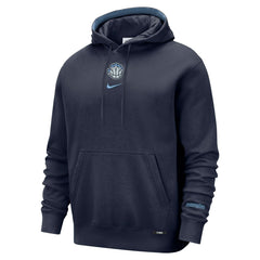 Navy Memphis Grizzlies 2025/26 City Edition Courtside Remix Premium Hoodie | NBA