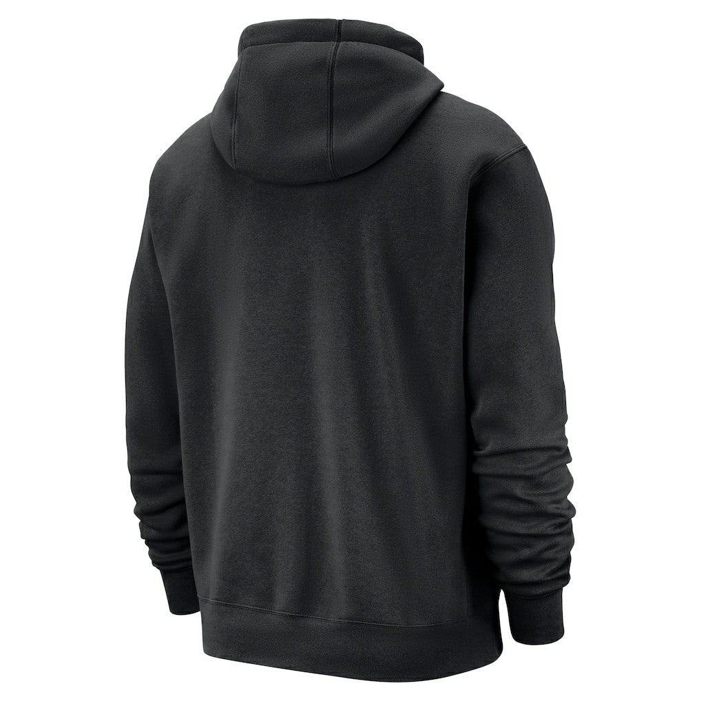 Black Brooklyn Nets 2025/26 City Edition Courtside Remix Premium Hoodie | NBA