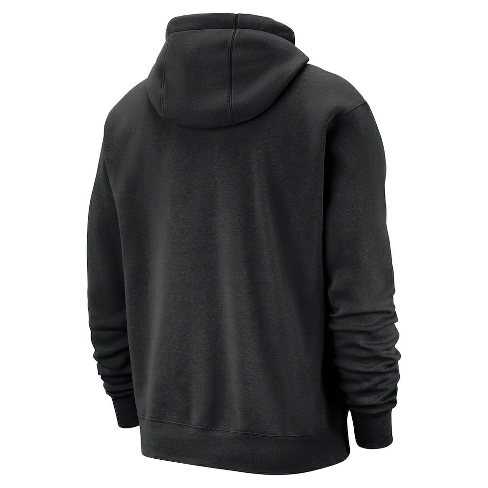 Black Brooklyn Nets 2025/26 City Edition Courtside Remix Premium Hoodie | NBA