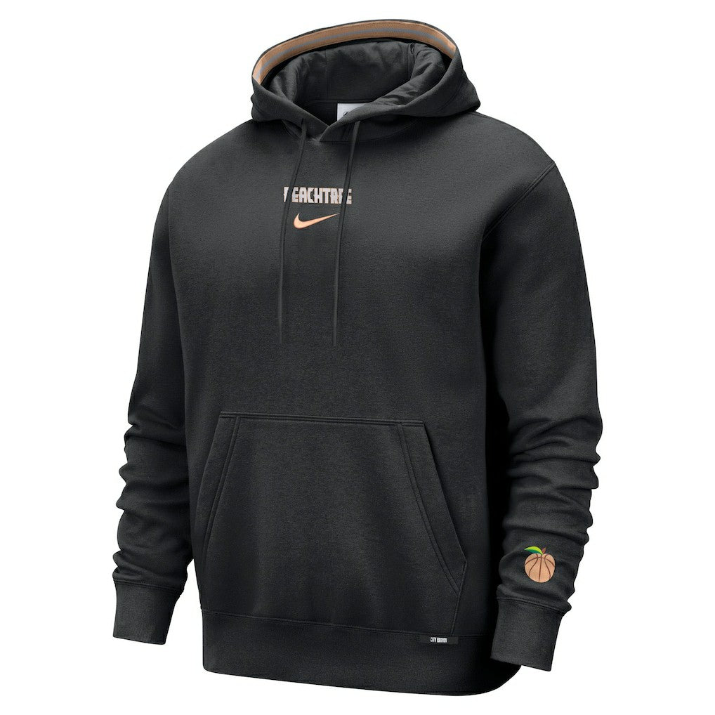 Black Atlanta Hawks 2025/26 City Edition Courtside Remix Premium Hoodie | NBA