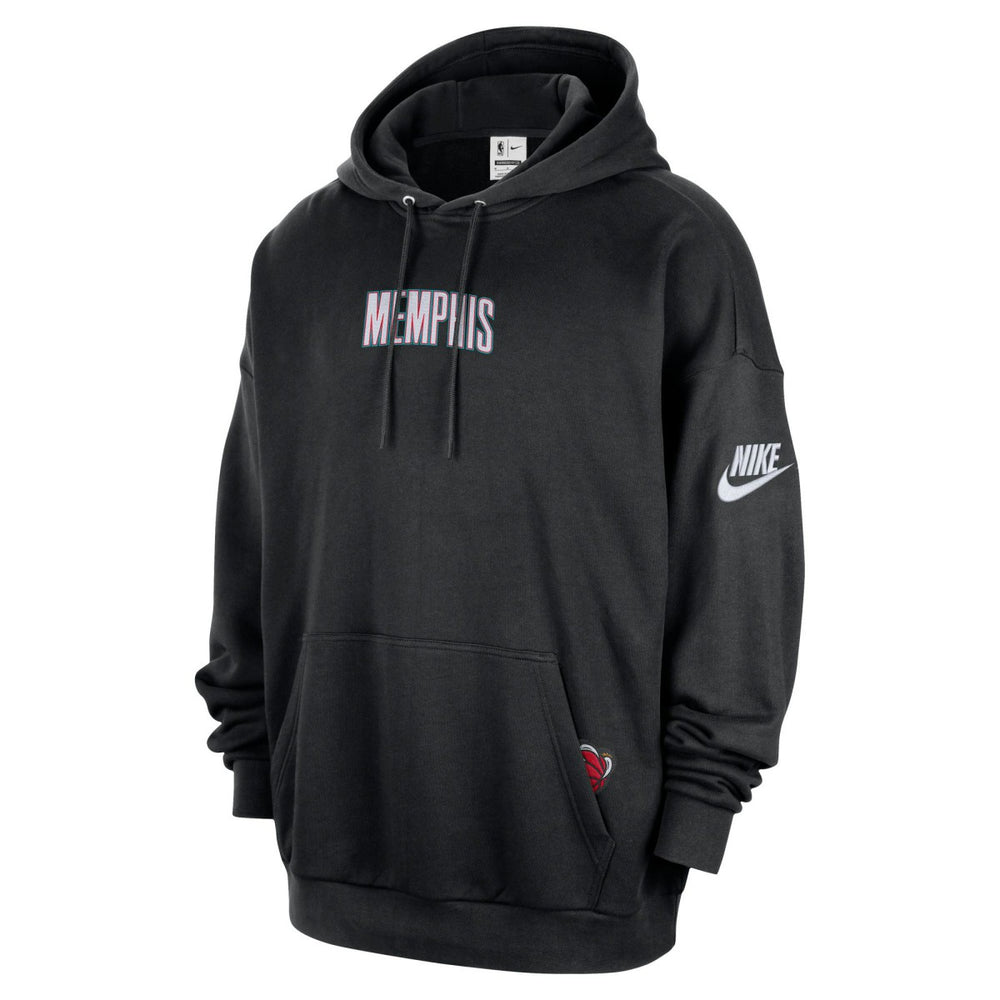 Black Memphis Grizzlies Classic Edition Hardwood Classics Premium Club Heavyweight Fleece Hoodie | NBA