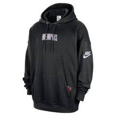 Black Memphis Grizzlies Classic Edition Hardwood Classics Premium Club Heavyweight Fleece Hoodie | NBA