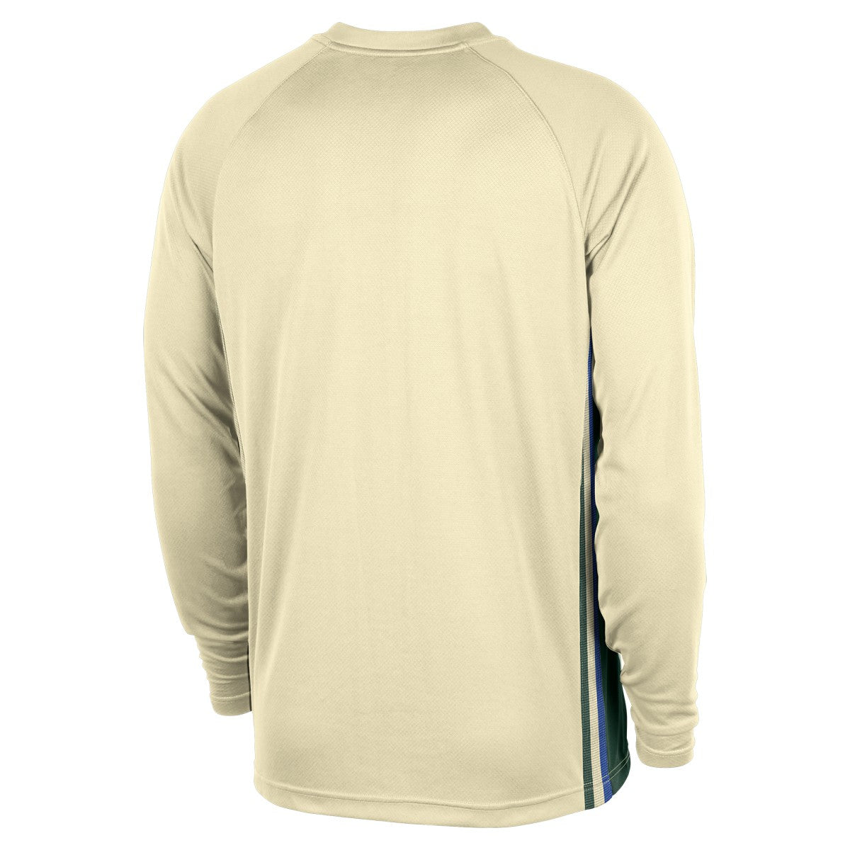 Cream Milwaukee Bucks 2025/26 City Edition Authentic Pregame Dri-FIT Long Sleeve Shooting T-Shirt | NBA